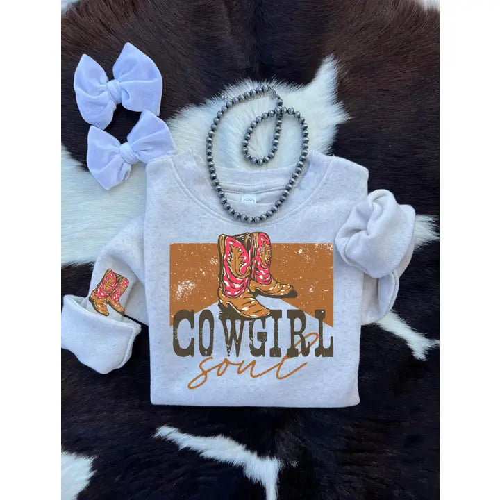 Cowgirl Soul Youth Crewneck Sweatshirt