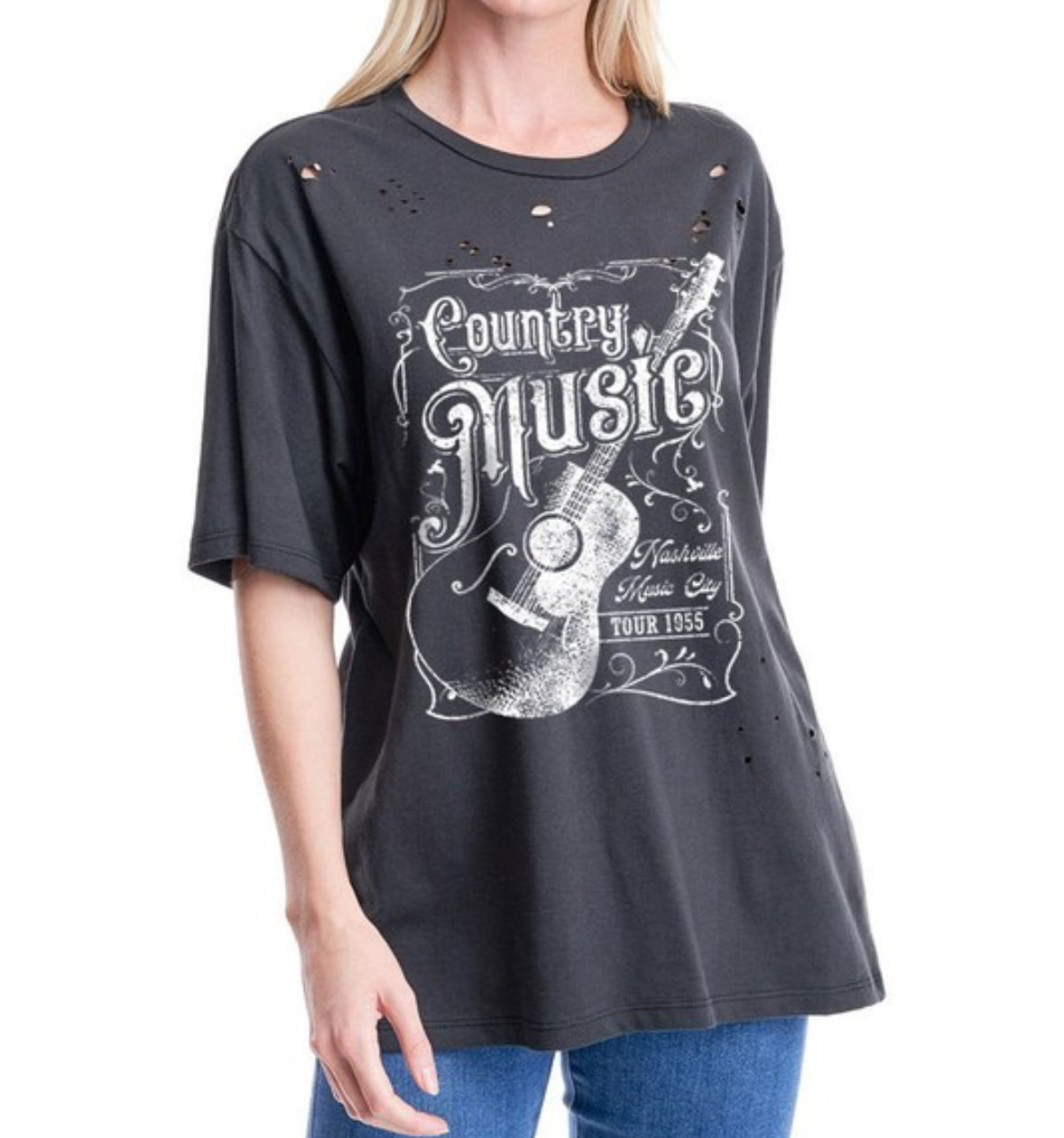 Black Country Music Tour Graphic Tee