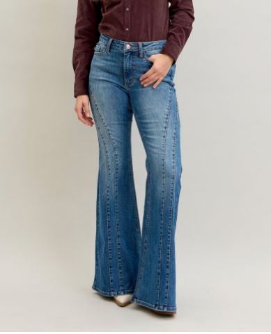 Judy Blue Jaqueline Flare Double Angular Seam