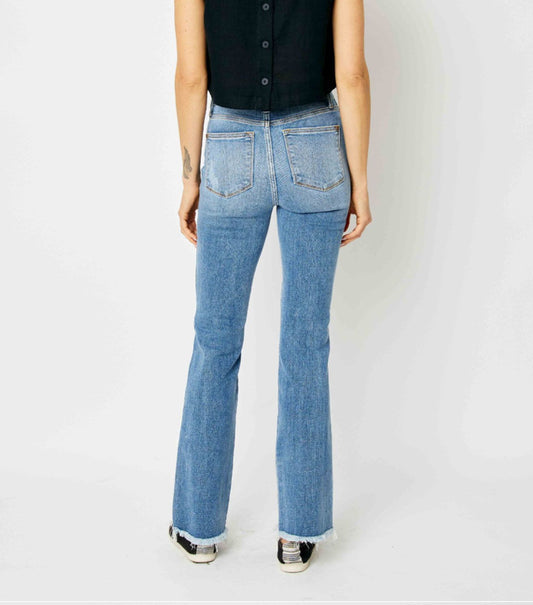 SALE! Judy Blue Distressed Straight Leg Jean