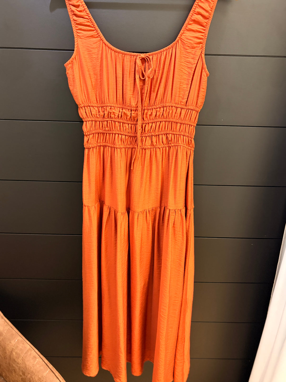 Spice Sleeveless Satin Dress