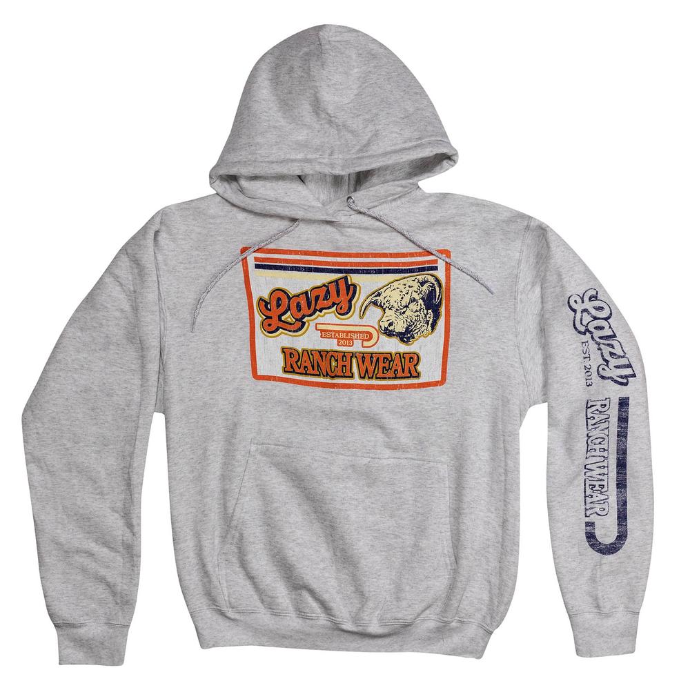 Lazy J Retro Ranch Grey Sweatshirt