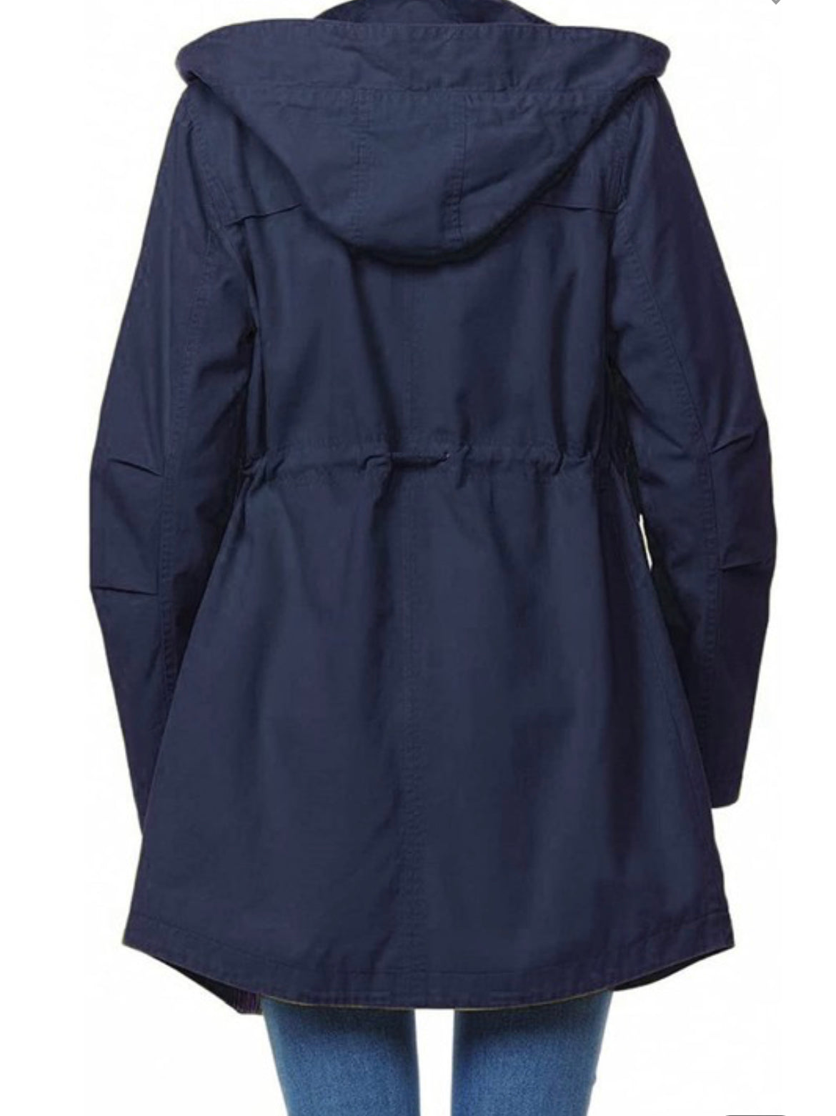 Curvy Navy Jacket