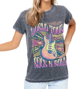 World Tour Rock N Roll Graphic Tee