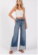 Petra High Rise Cuffed Wide Leg