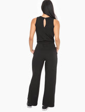 Load image into Gallery viewer, Black Sleeveless Athletic Pant Jumpsuit