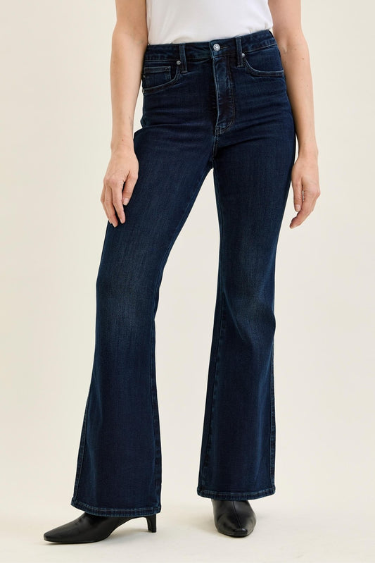Judy Blue High Rise Dark Wash Charlotte Flare