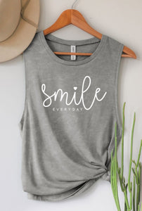 Smile Everyday Graphic Tank