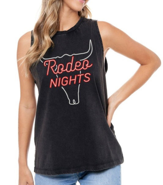 Rodeo Nights Graphic Tank