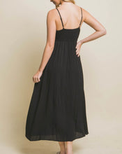 Load image into Gallery viewer, Black Laced Top Dress