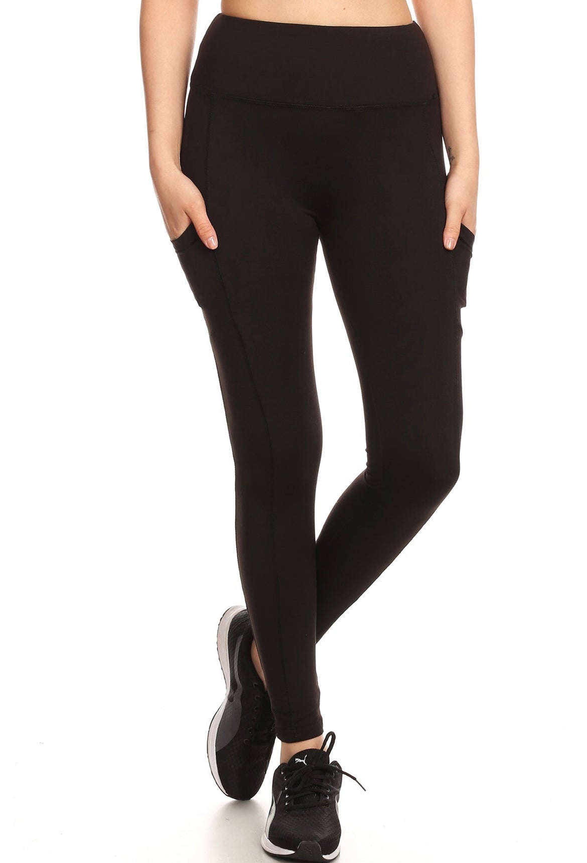 Black Fleece Lined Leggings
