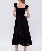 Load image into Gallery viewer, Black Sweetheart Maxi Dress