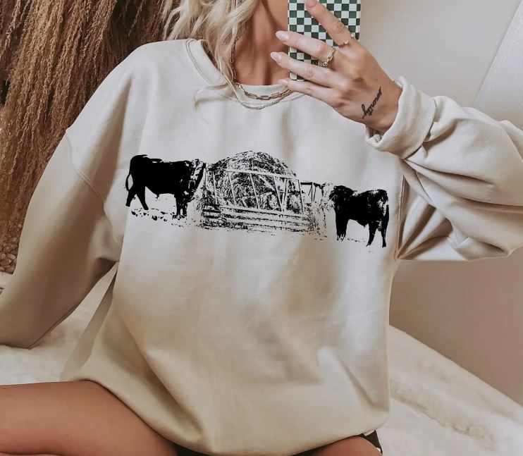 Cattle Grazing Sweatshirt