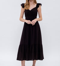 Load image into Gallery viewer, Black Sweetheart Maxi Dress