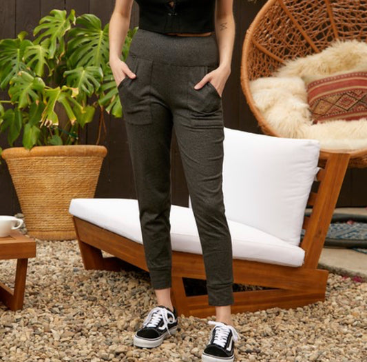 Charcoal Fleece Lined Joggers
