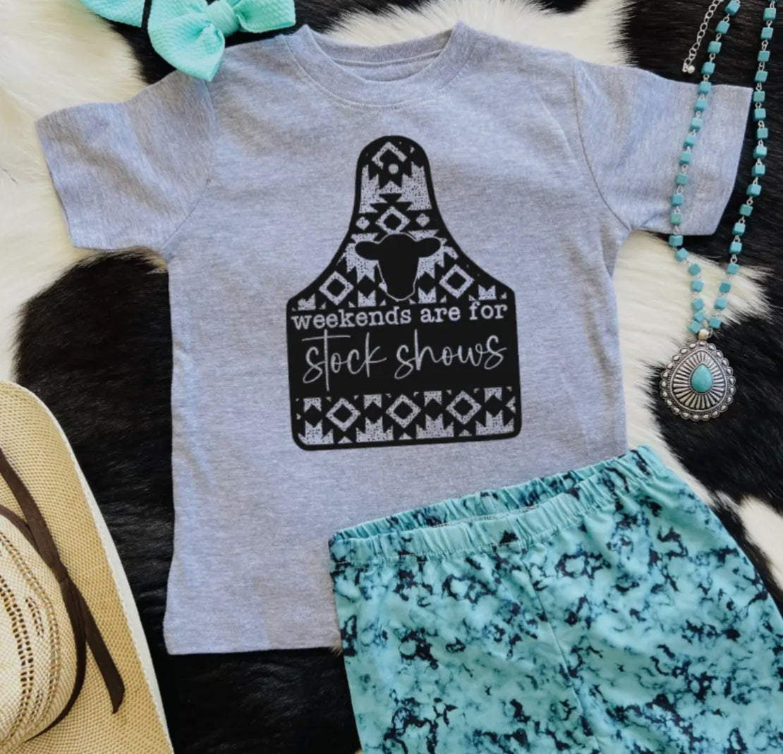 Kids Weekends are for Stock Shows Tee