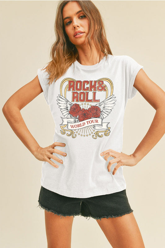 Not My First Rodeo Cowboy Rolled Up Sleeve T-shirt