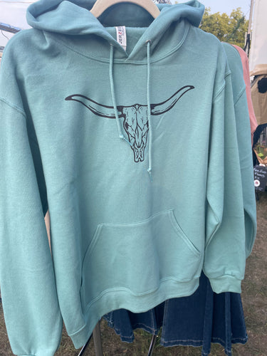 SALE! Teal Bull Sh*T Hooded Sweatshirt