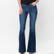 Load image into Gallery viewer, Judy Blue High Rise Dark Trouser Flare