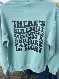 Teal Bull Sh*T Hooded Sweatshirt