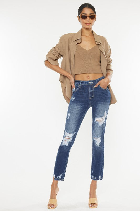 Sale! KanCan High Rise Haven Straight Jeans