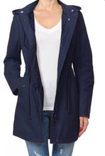 Load image into Gallery viewer, Curvy Navy Jacket