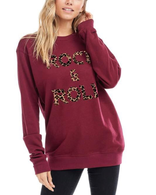 Wild Rock & Roll Pullover Sweatshirt