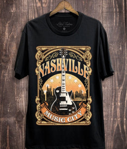 Vintage Nashville Guitar Tee